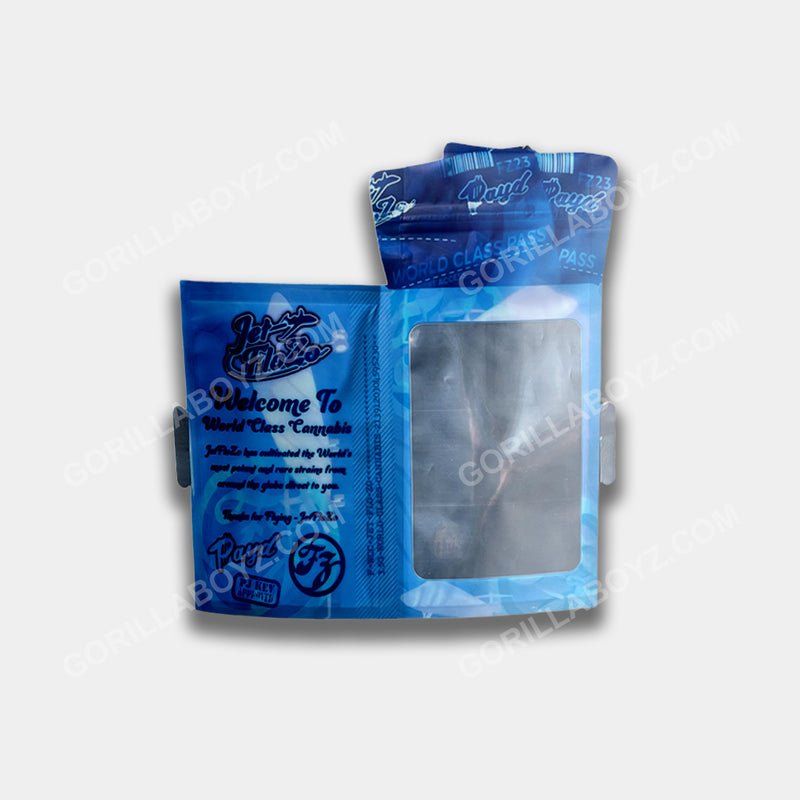 Limited Exclusive Puffport Blue G6 Gelato mylar bags 3.5 grams