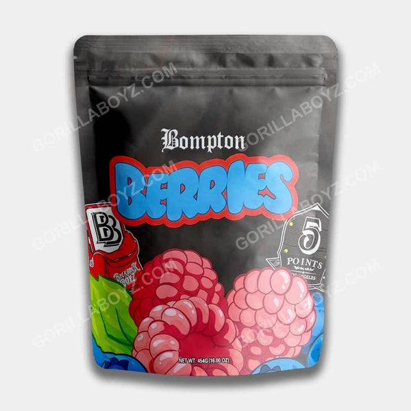 bompton berries mylar bags 1 lb