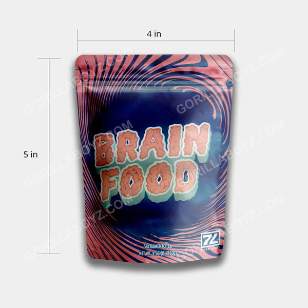 brain food mylar bags