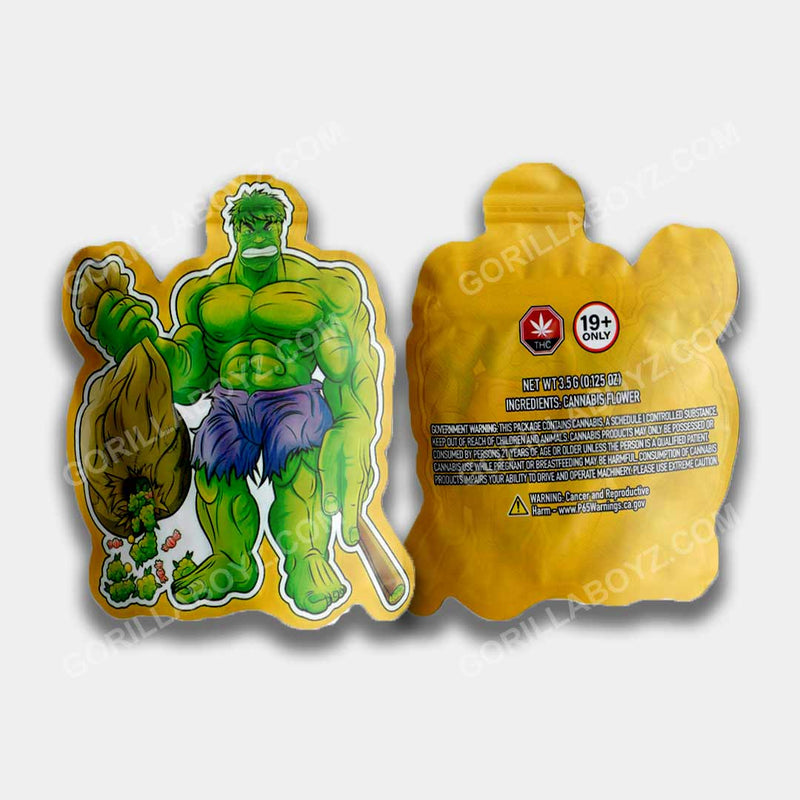 Bruce Banner 3D mylar bags 3.5 grams
