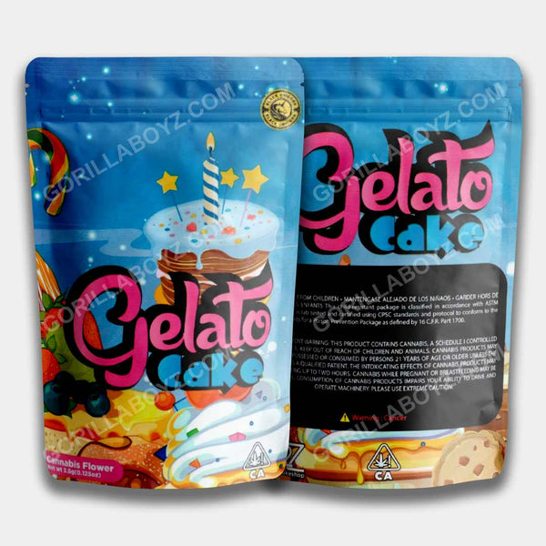 Gelato Cake Mylar Bag 3.5 Grams
