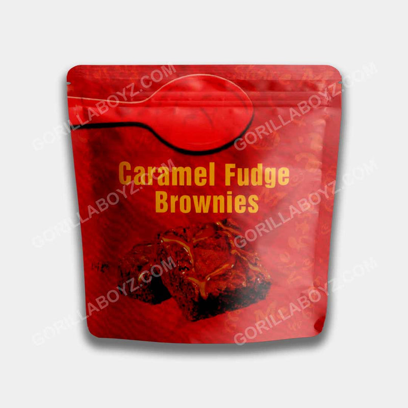 caramel fudge brownies mylar bags 