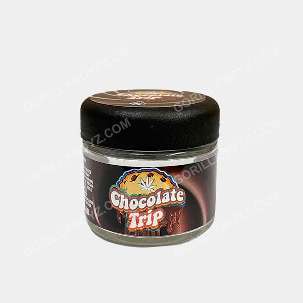 Chocolate Trip glass jar containers