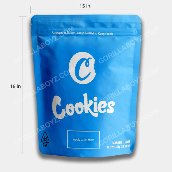 cookies 1 lb mylar bags