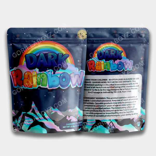 Dark Rainbow mylar bags 3.5 grams