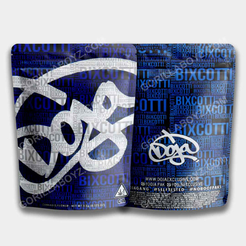 doja bixcotti mylar bags
