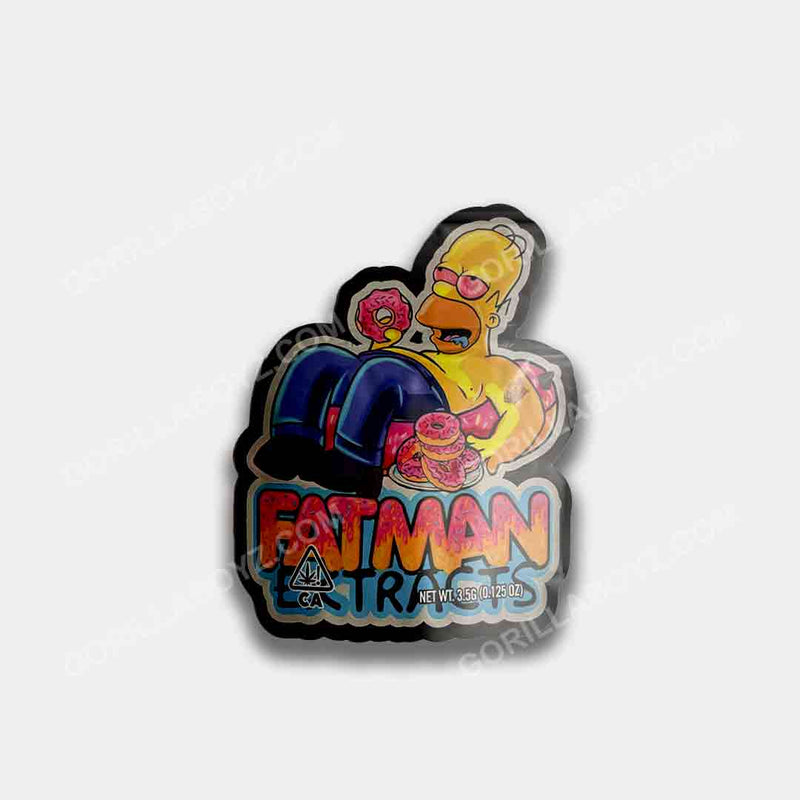 Fatman Extracts 3D mylar bags 3.5 grams
