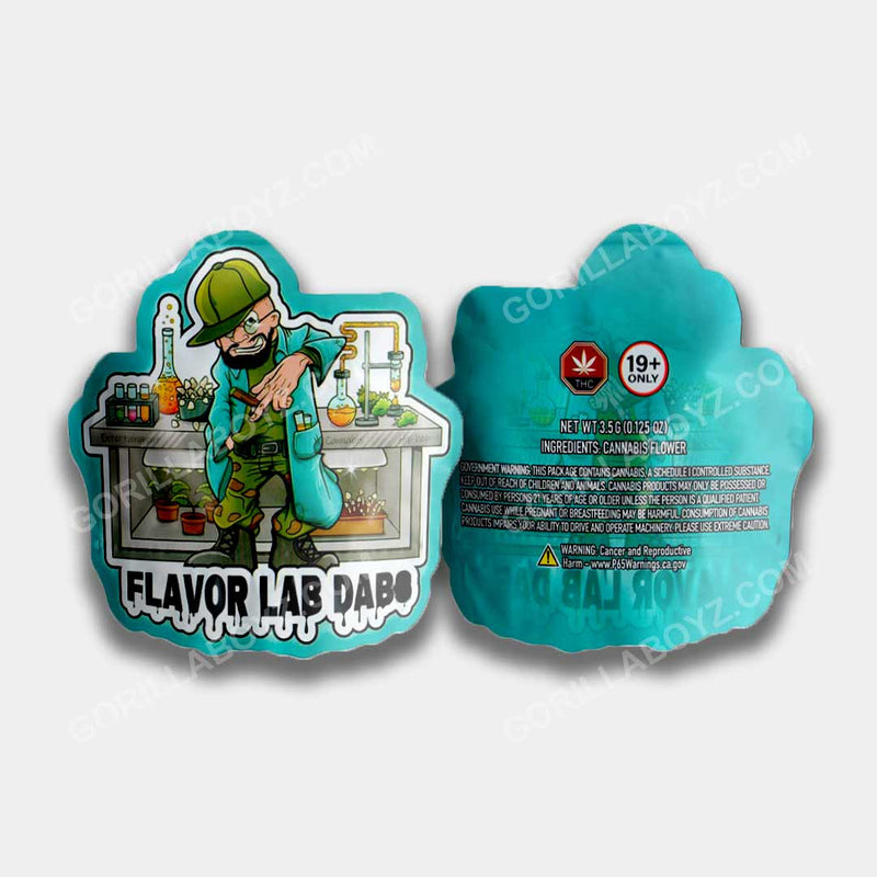 Flavor Lab Dabs 3D mylar bags 3.5 grams