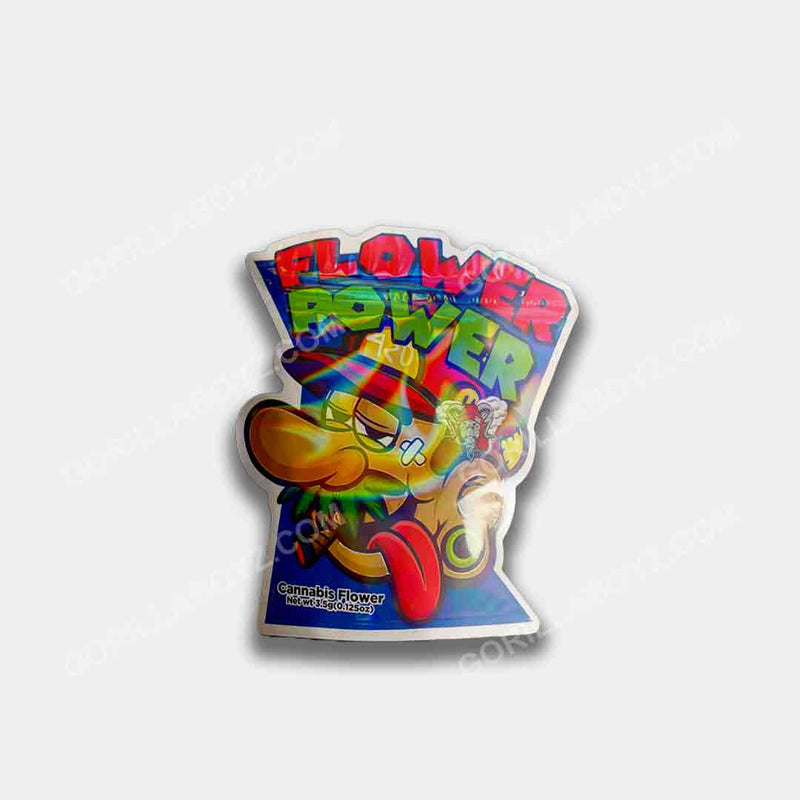 Flower Power mylar bags 3.5 grams