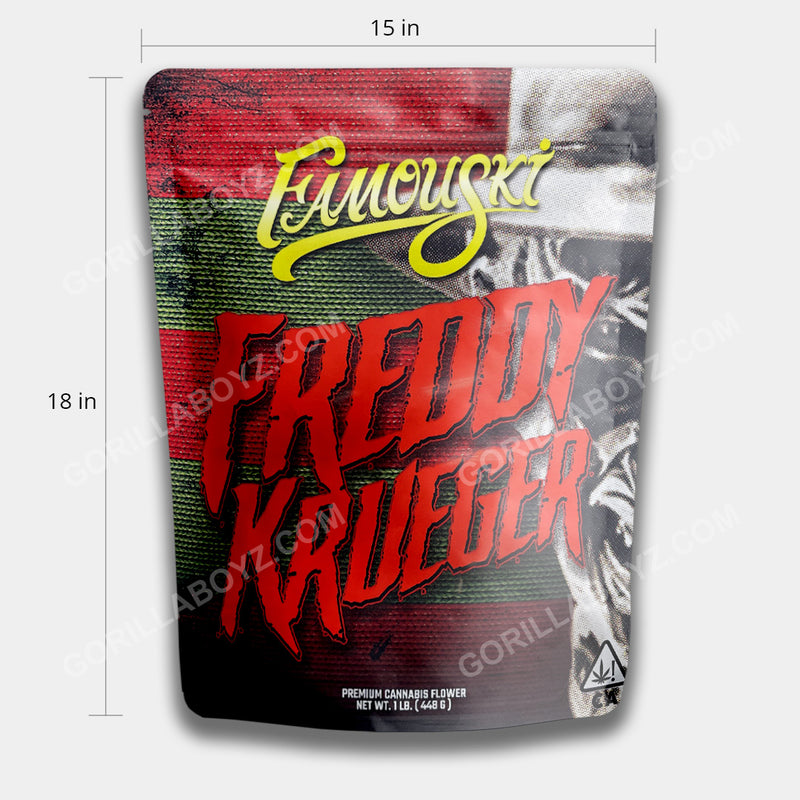 Freddy Krueger 16 ounce mylar bags 