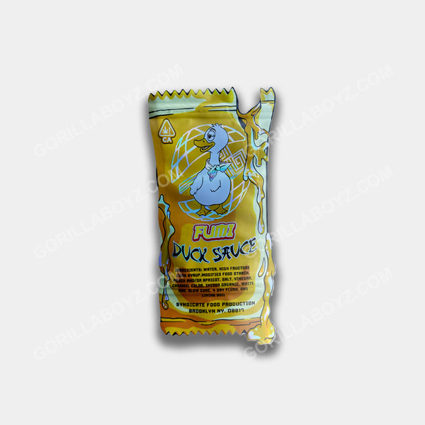 Duck Sauce holographic 3.5 grams mylar bags