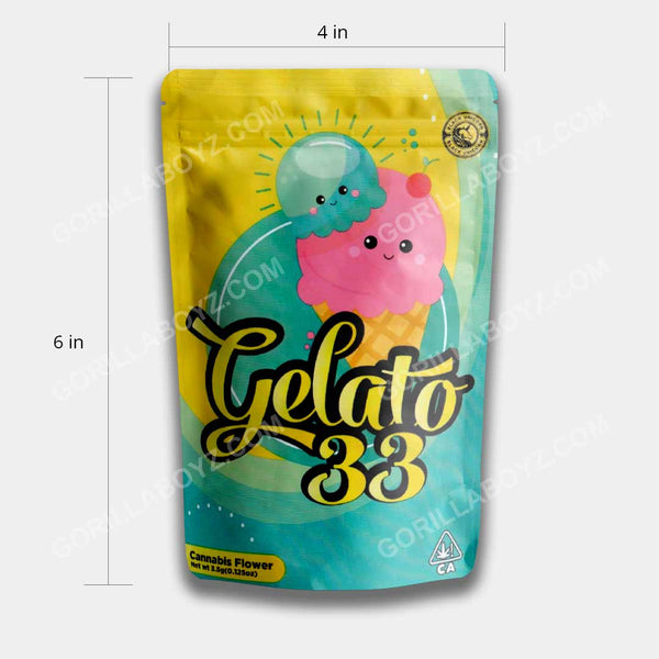 gelato 33 mylar bags