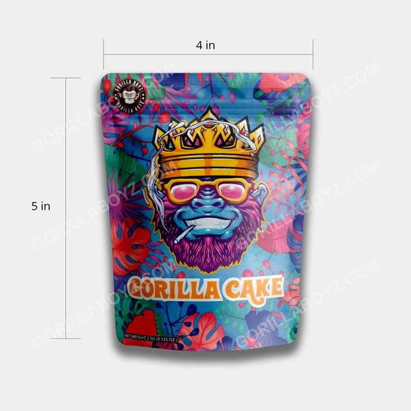 gorilla cake mylar bags 3.5 grams