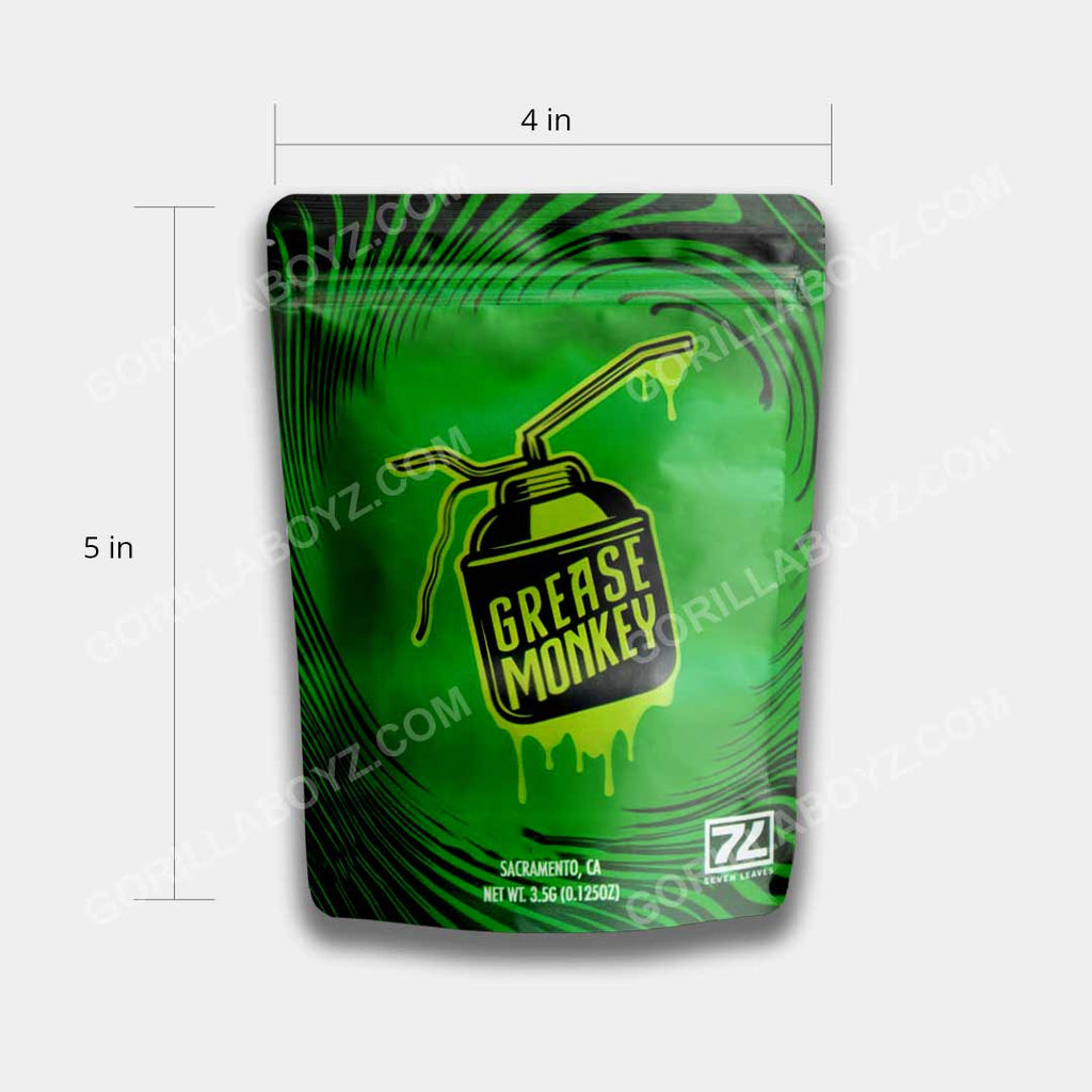Mylar Bags 3.5 Grams Cali X Zlime  Smell-Proof Ziplocks – Gorilla Boyz Inc