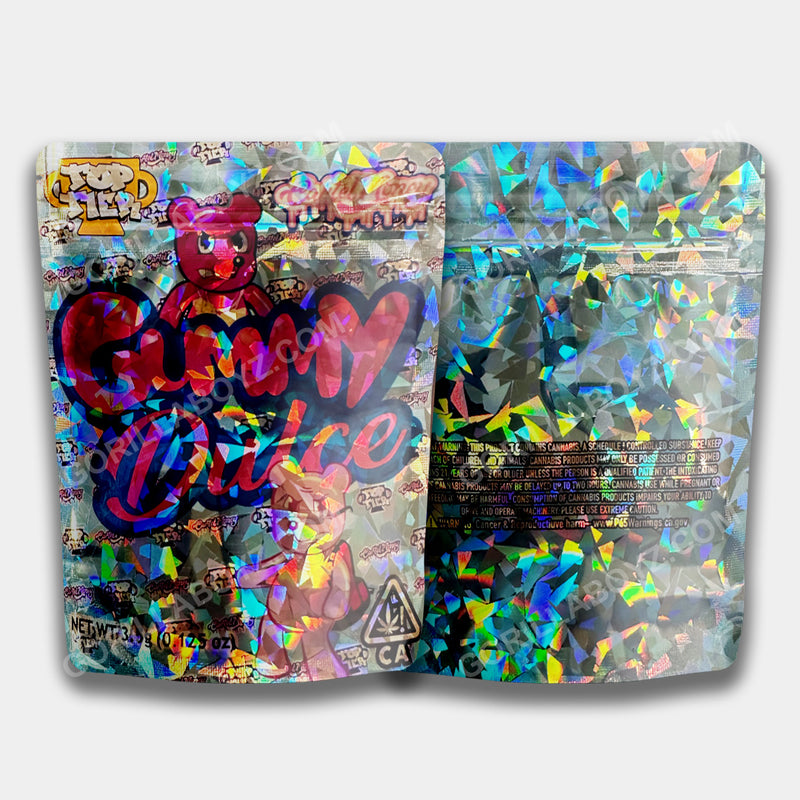 Gummy Dulce Holographic mylar bags 3.5 grams