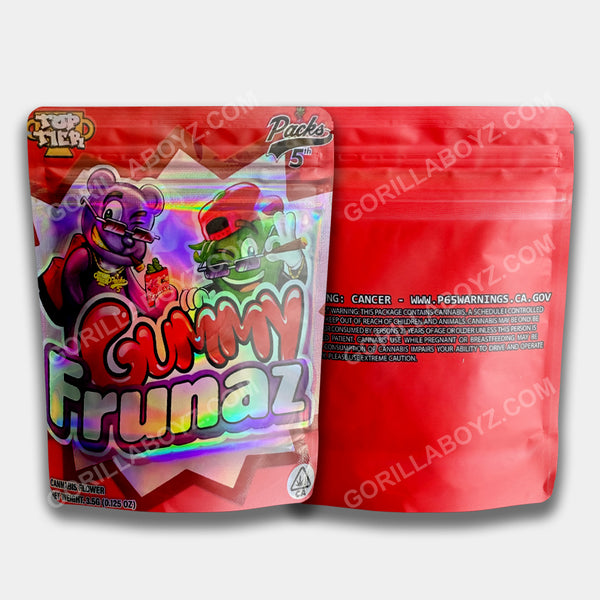 Gummy Frunaz mylar bags 3.5 grams