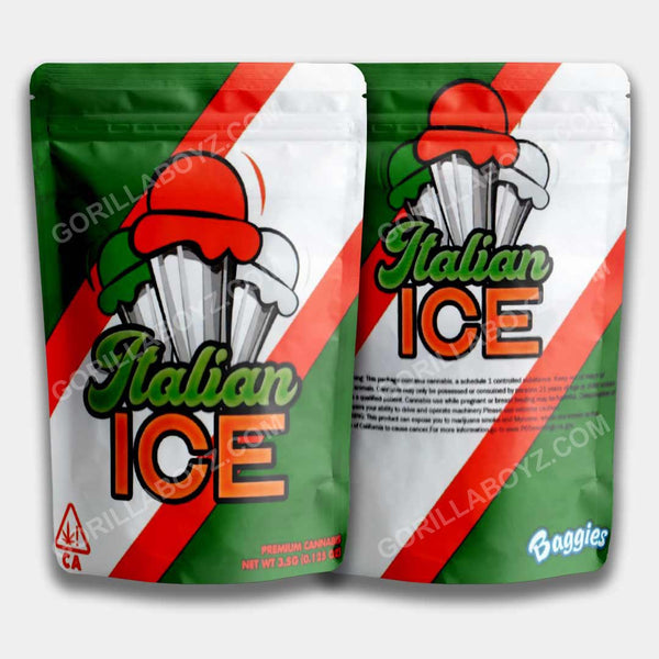 italian ice mylar bags