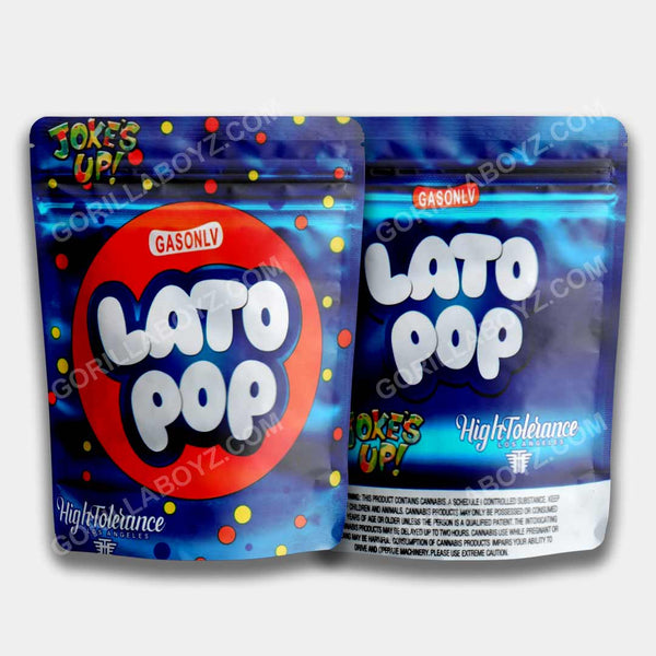 Lato Pop Blue mylar bags 