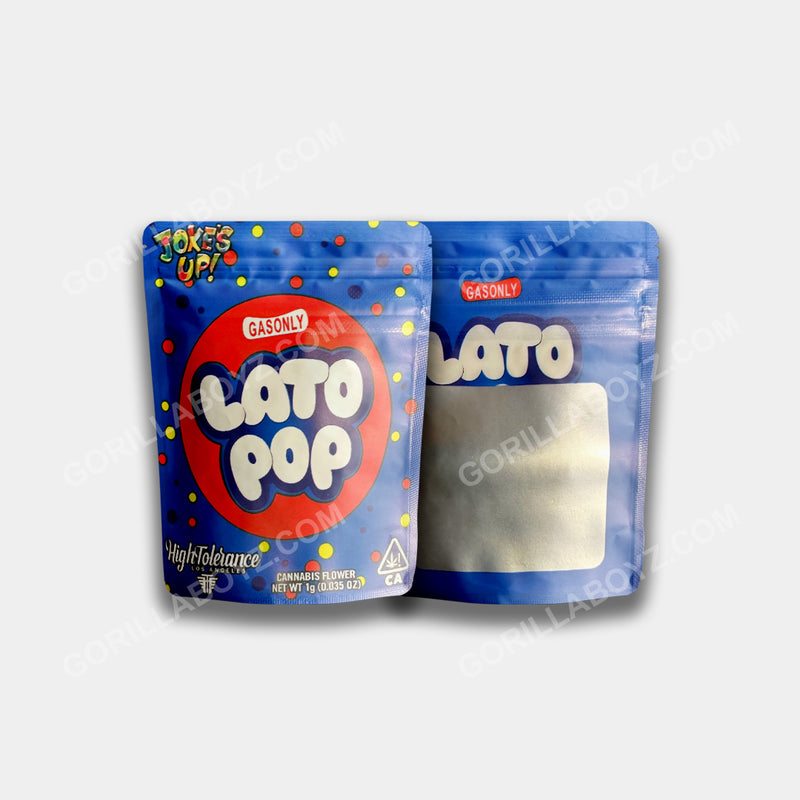 Lato Pop mylar bags 1 gram 