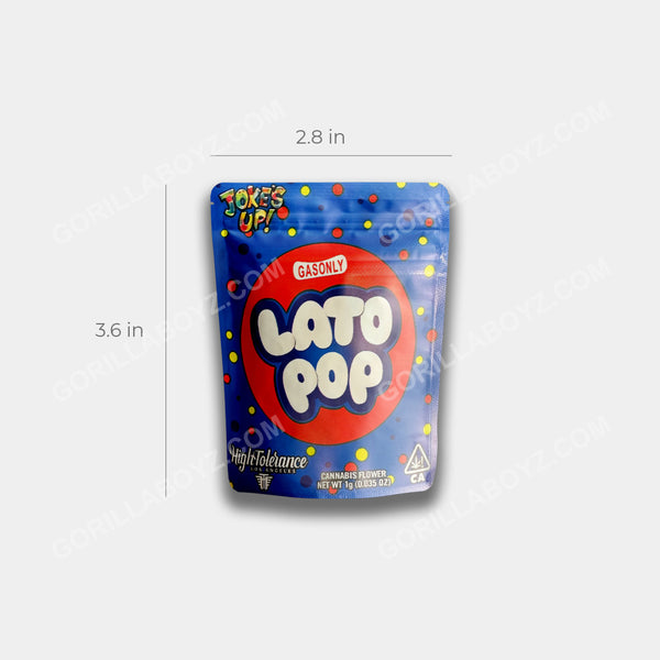 lato pop 1 gram mylar bags 