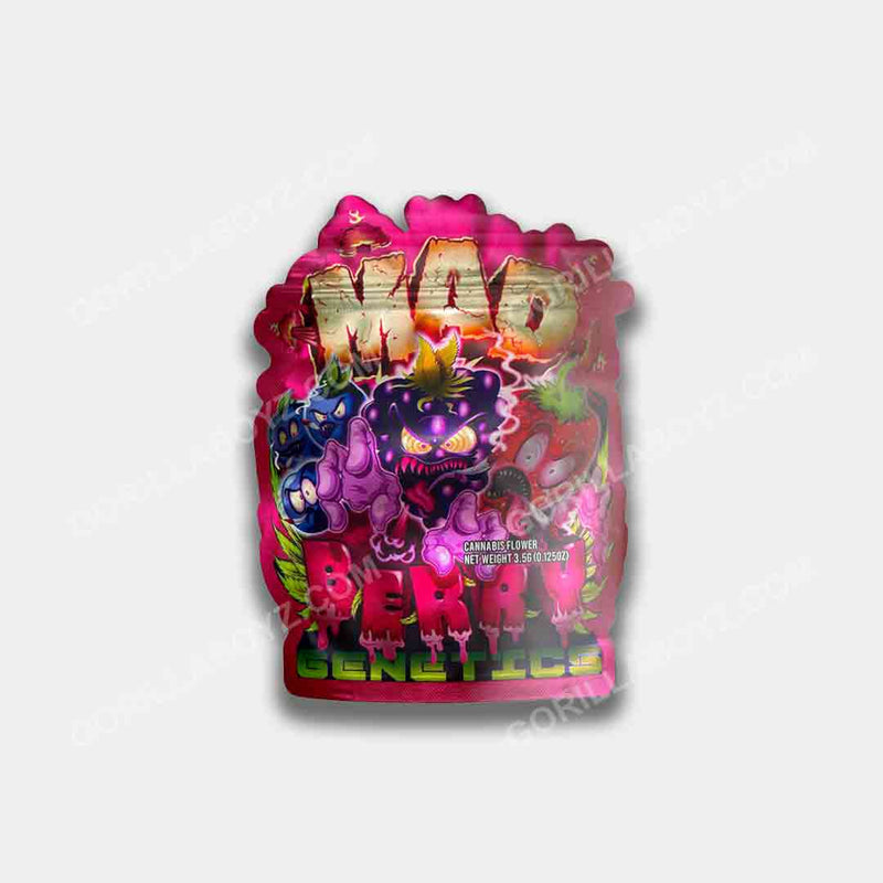 Mad Berry mylar bags 3.5 grams 3D design