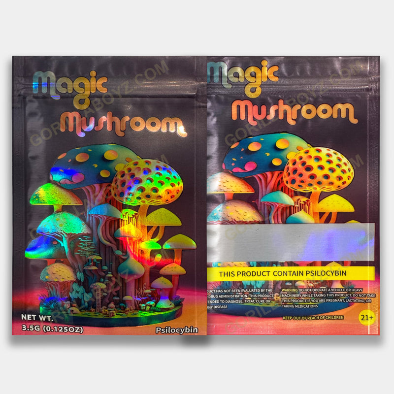 Magic Mashroom Empty purple mylar bags