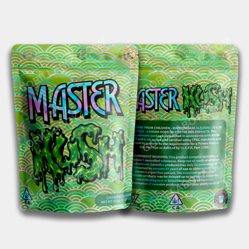 Master Kush mylar bags 3.5 grams