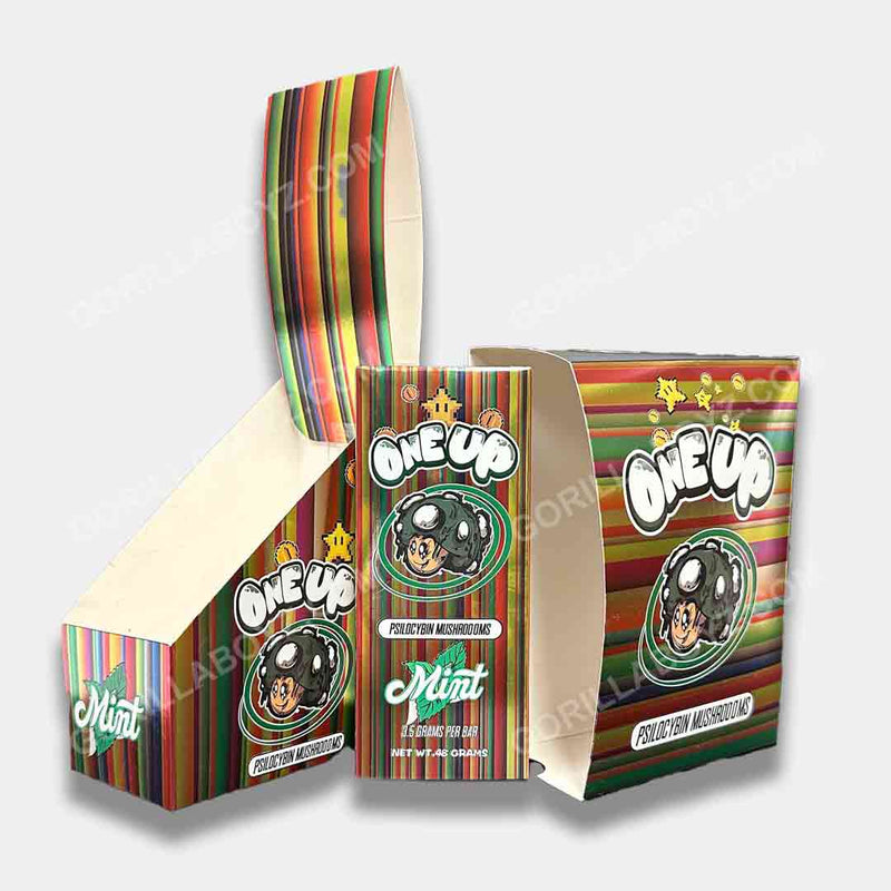 Mint one up shrooms packaging 
