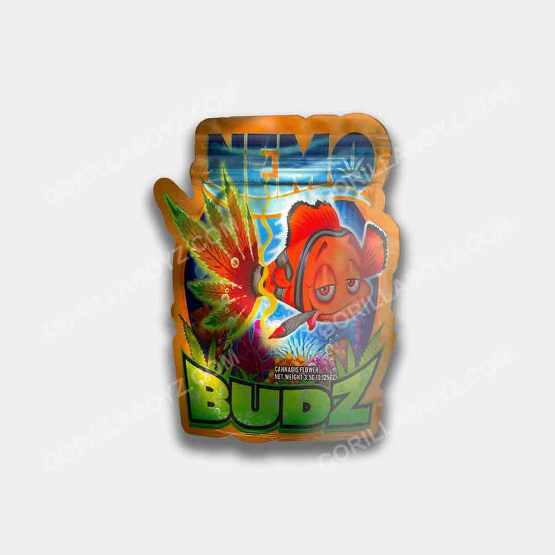 Nemo Budz mylar bags 3.5 grams 3D design