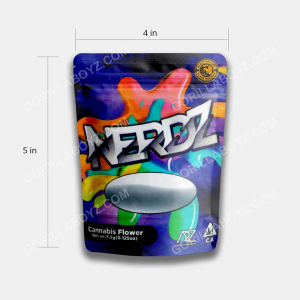 Nerdz mylar bags 3.5 grams