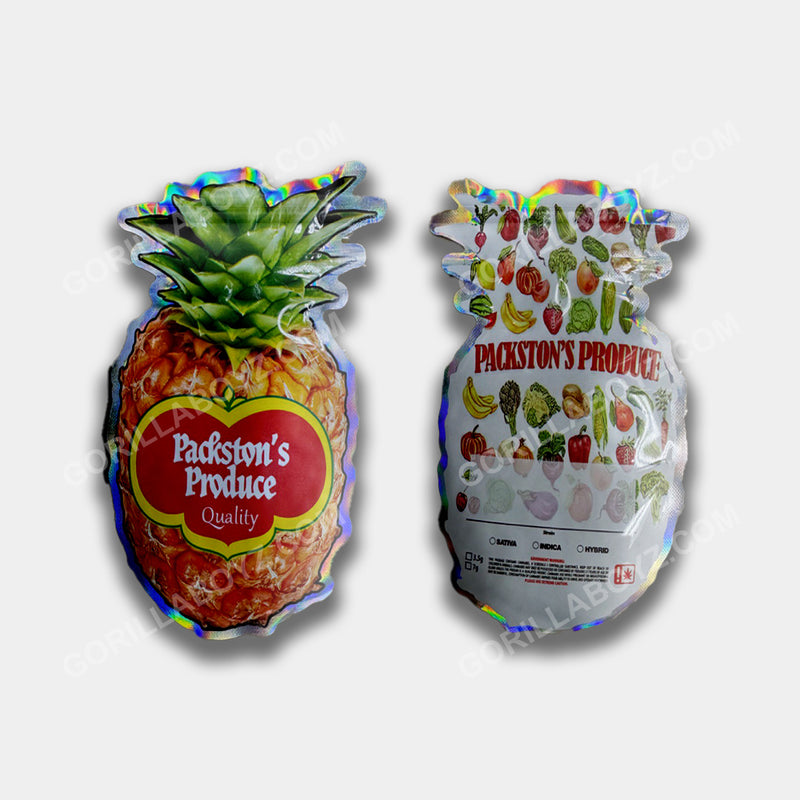 Packston's Produce mylar bags 3.5 grams
