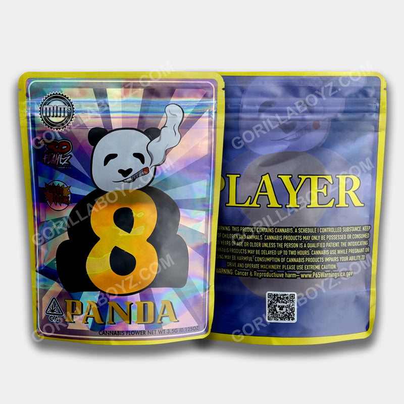 Panda 8 mylar bags 3.5 grams
