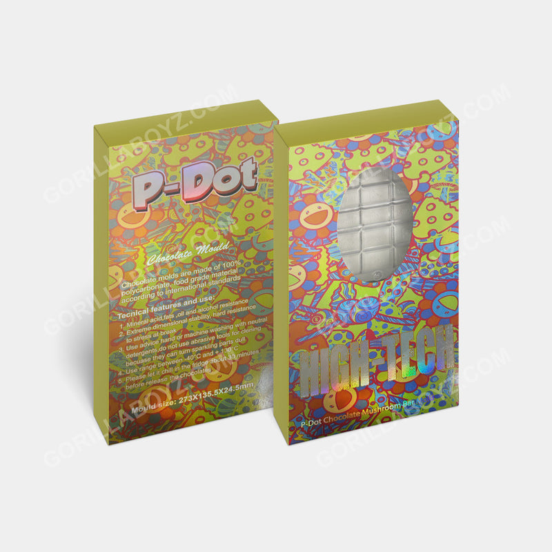 P-Dot Chocolate Mushroom Bar Mold – Gorilla Boyz Inc