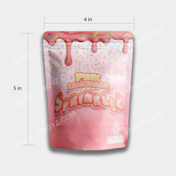 pink lemonade mylar bags 3.5 grams