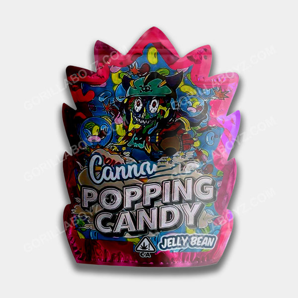 Popping Candy mylar bags 16 ounces