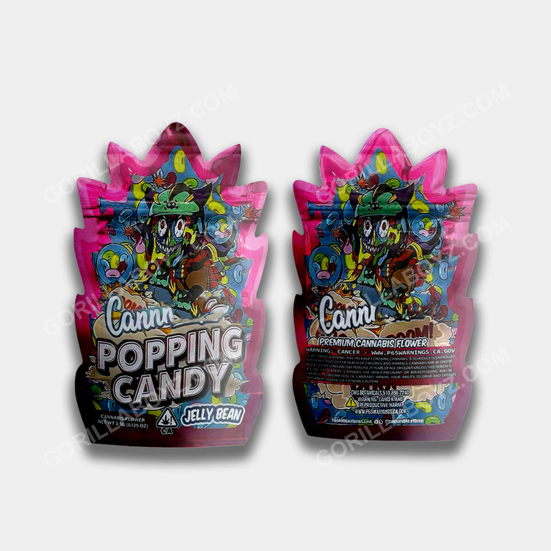 Popping Candy mylar bags 3.5 grams