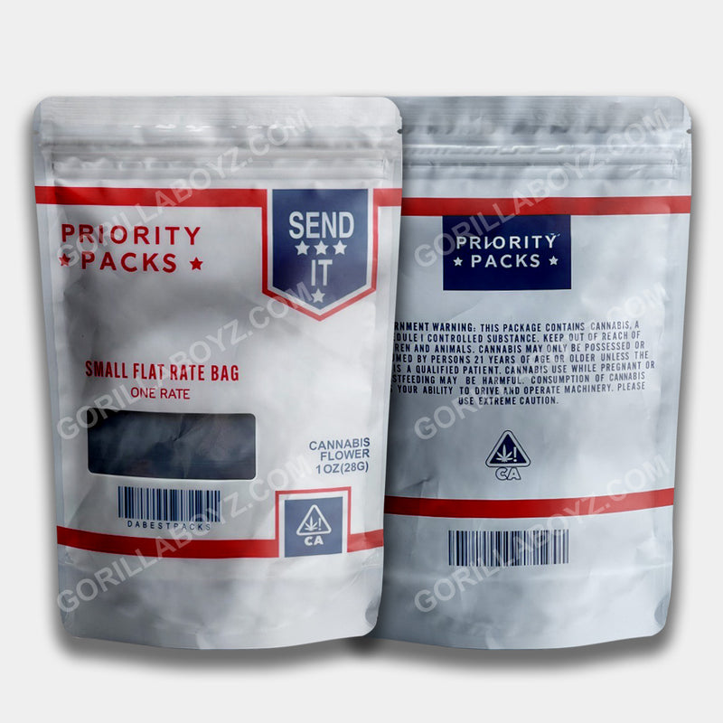 Priority Packs Send It 1 ounce mylar bags