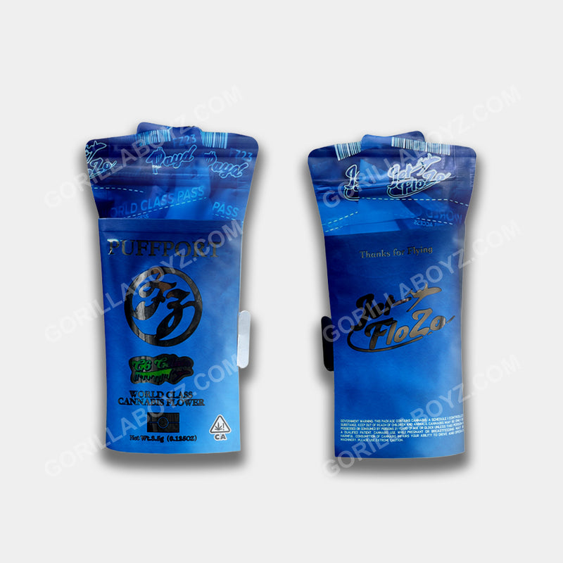 Limited Exclusive Puffport Blue G6 Gelato mylar bags 