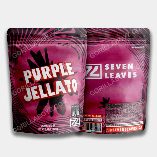purple jellato mylar bags