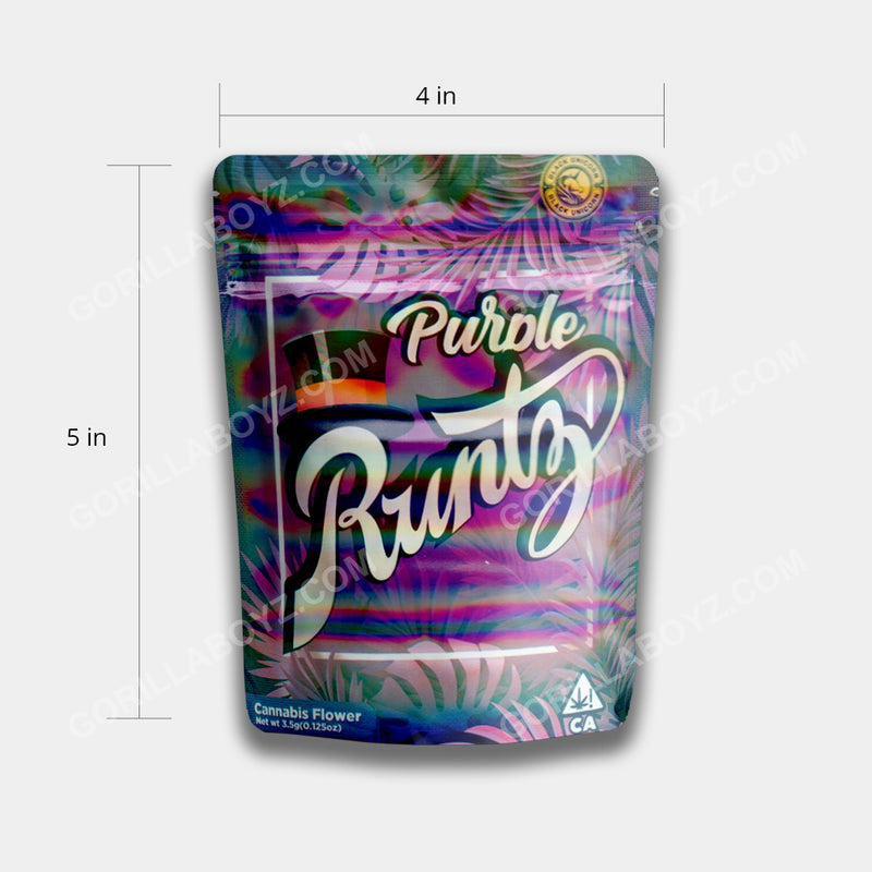 Runtz Purple dimensions 3.5 grams
