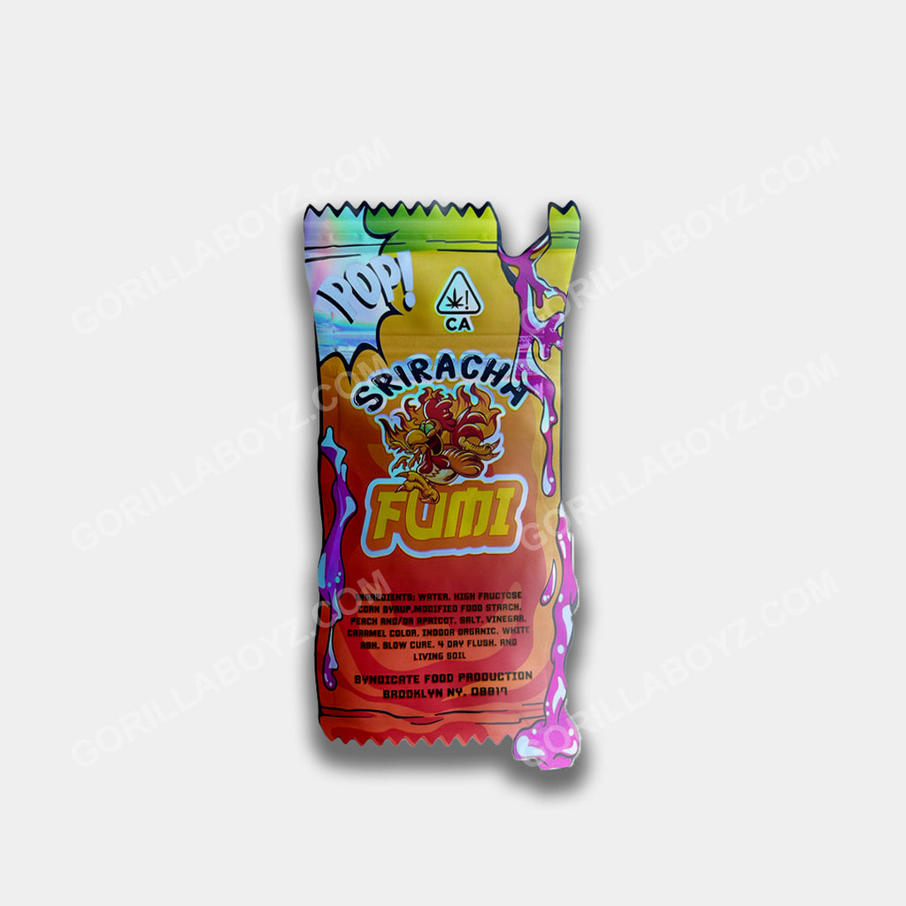 Mylar Bags 3.5 Grams Sour OG (holographic)  Smell-Proof Ziplocks – Gorilla  Boyz Inc