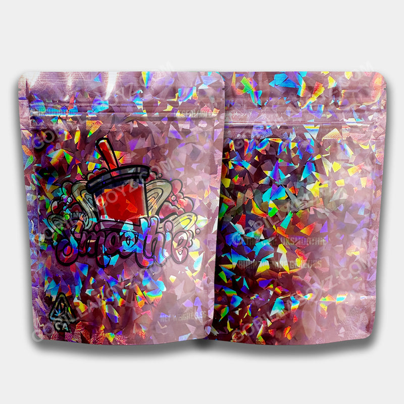 Smoothie Holographic mylar bags 3.5 grams