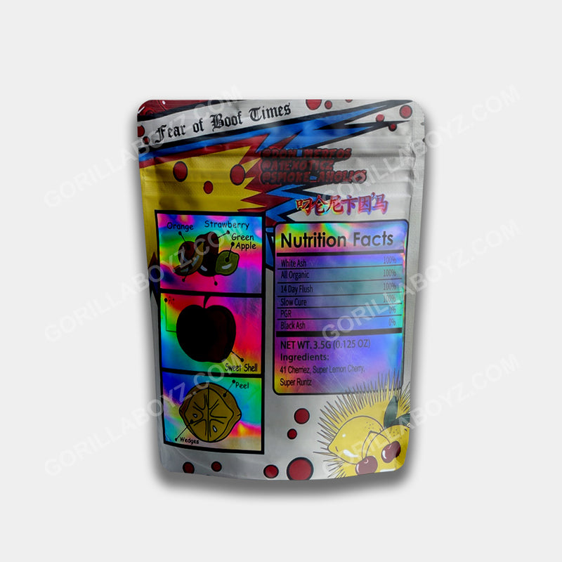 Super Candy  mylar bags 3.5 grams holographic