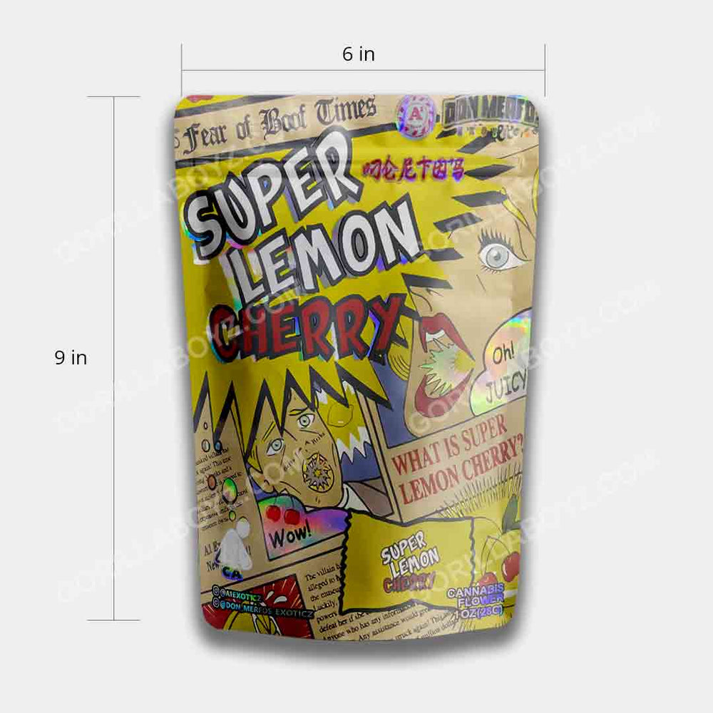 Mylar Bags 1 oz Super Lemon Cherry | Maximize Product Freshness