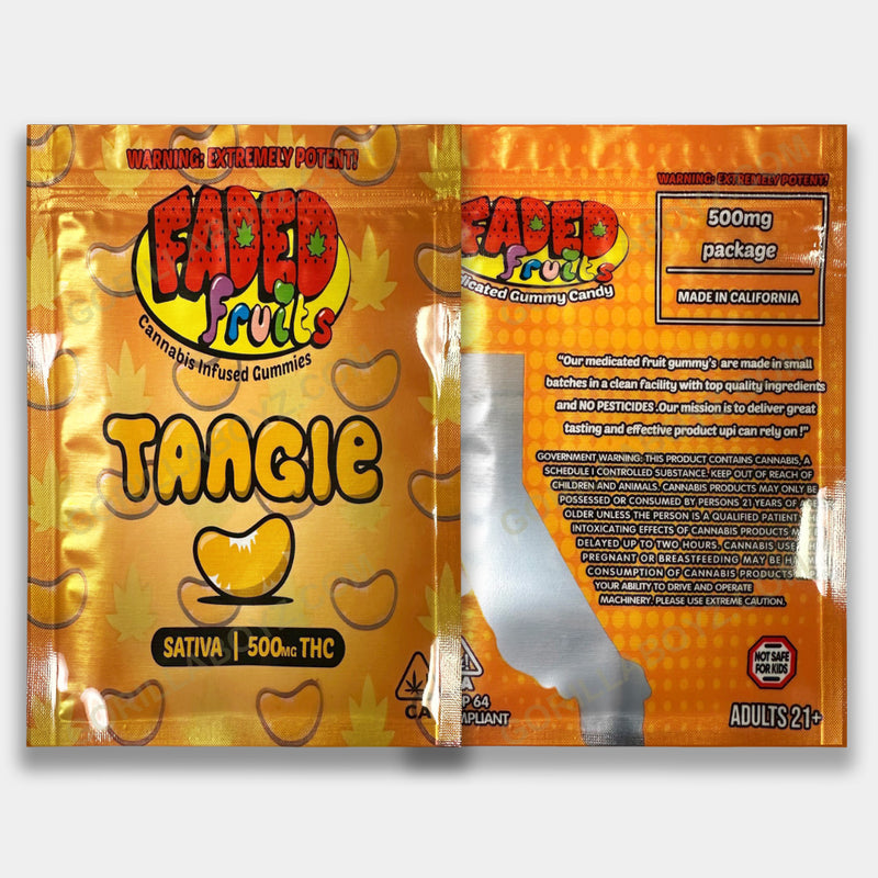 Tangle mylar bags 500 mg edibles