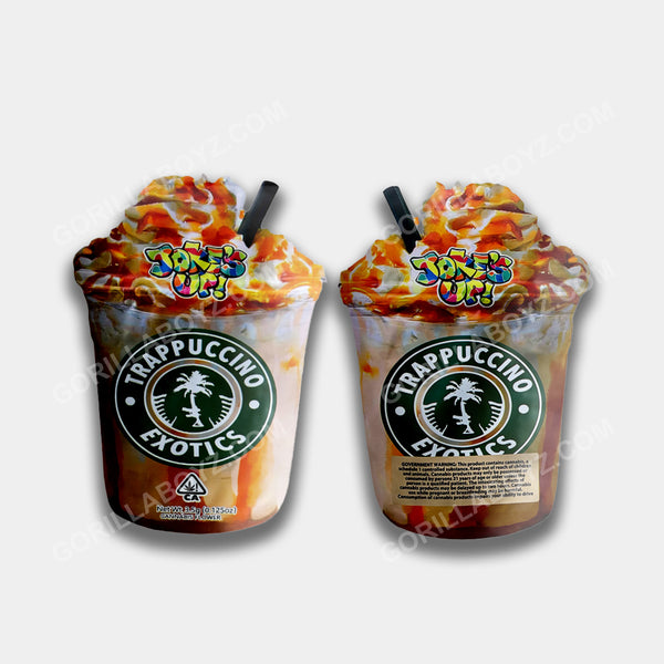 Trappuccino Exotics mylar bags 3.5 grams