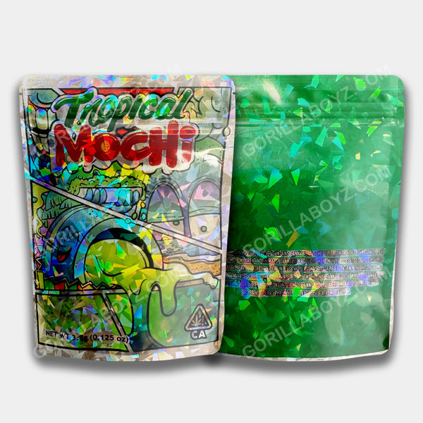 Tropical Mochi Holographic mylar bags 3.5 grams