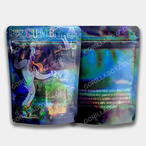 Vulture Bros Gumbo fire holographic mylar bags 3.5 grams