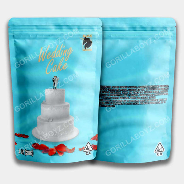 wedding cake mylar bag 