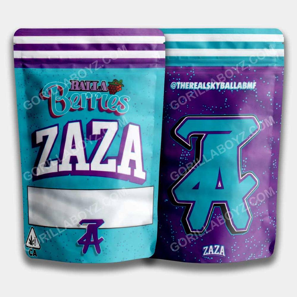 Mylar Bags 1 oz Zaza | Smell Proof Ziplock Packaging – Gorilla